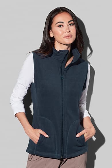 Fleece vest for women