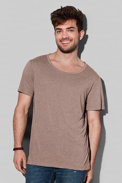 Oversized fashion crew neck T-shirt for men