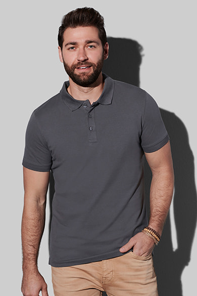 Short sleeve polo shirt for men
