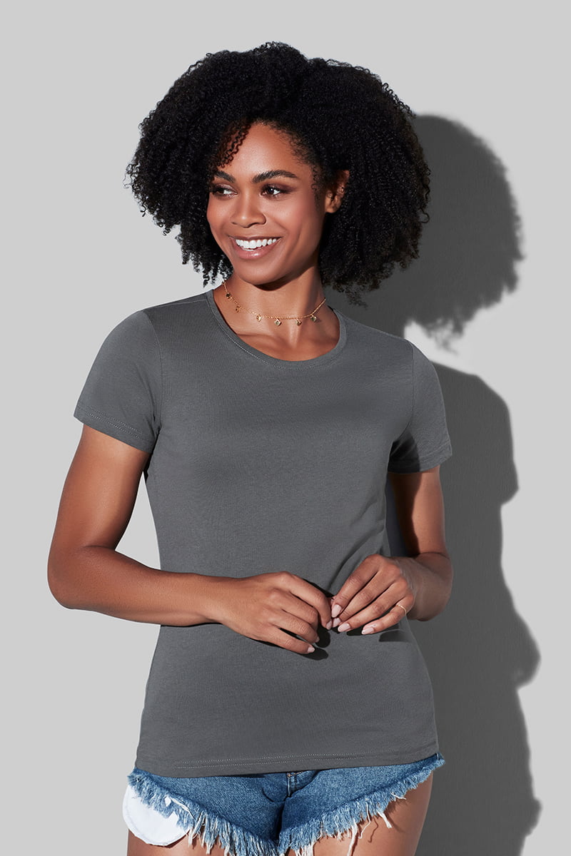 Classic-T Organic - Camiseta con cuello redondo para mujeres model 1